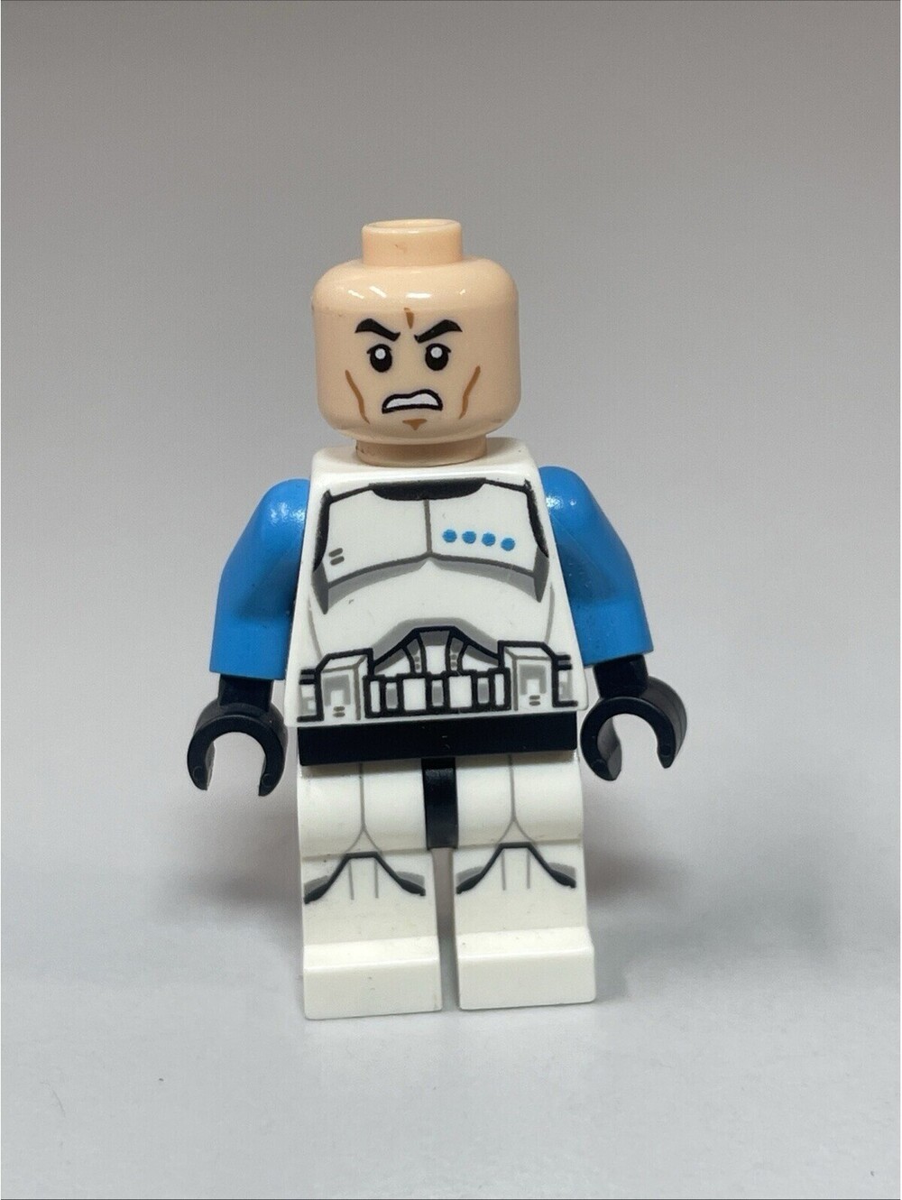 LEGO Star Wars Clone Trooper Lieutenant Minifigure Sw0502 Blue Phase One